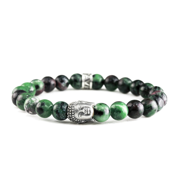 Bracelet Bouddha Picasso Jasper et argent