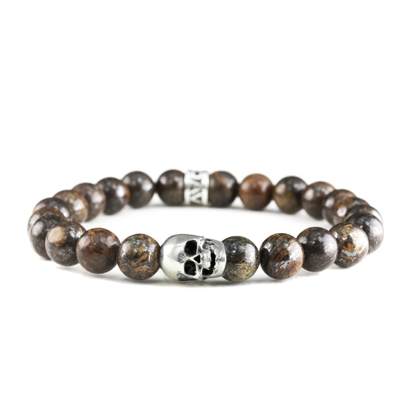 Bracelet Skull Bronzite