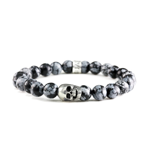 Bracelet Skull Snow Flake