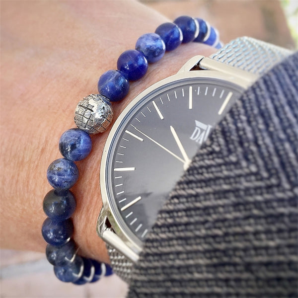 Bracelet Globe Mini Sodalite