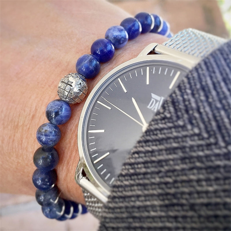 Bracelet Globe Mini Sodalite