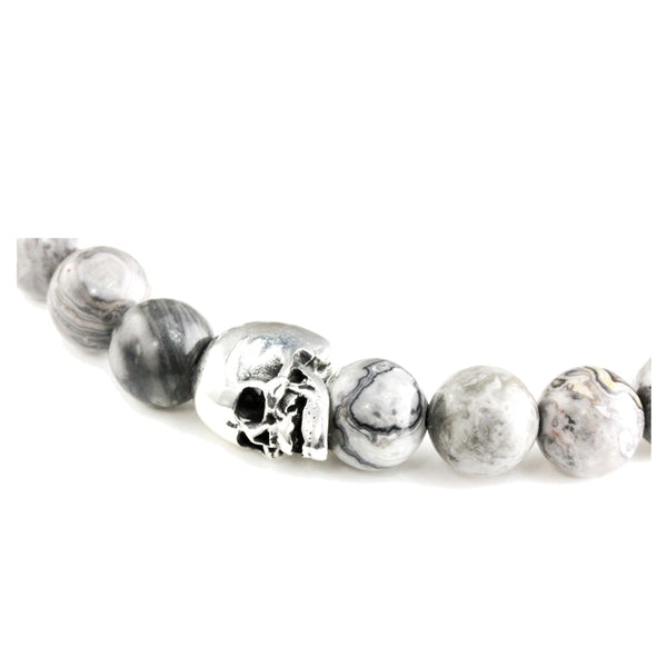 Bracelet Skull Jasper