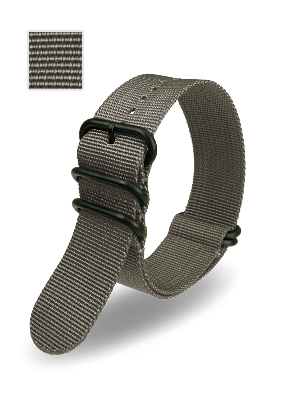 Bracelet nato ZULU nylon Gris