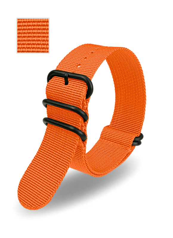 Bracelet nato ZULU nylon Orange